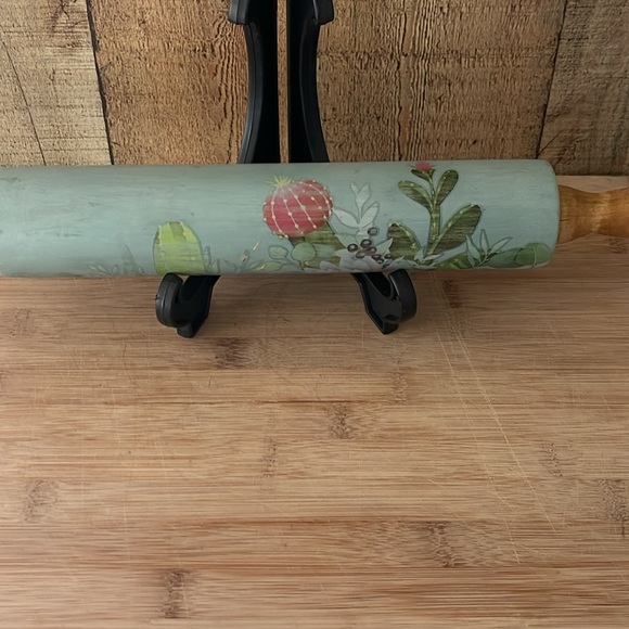 Decorative succulent rolling pin - Picture 4 of 6